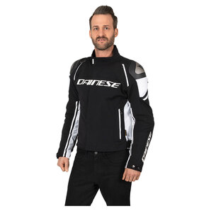 Dainese Racing 3 D-Dry Textiljacke Schwarz Weiss Dainese Racing 3 D-Dry Textiljacke Schwarz Weiss von Dainese