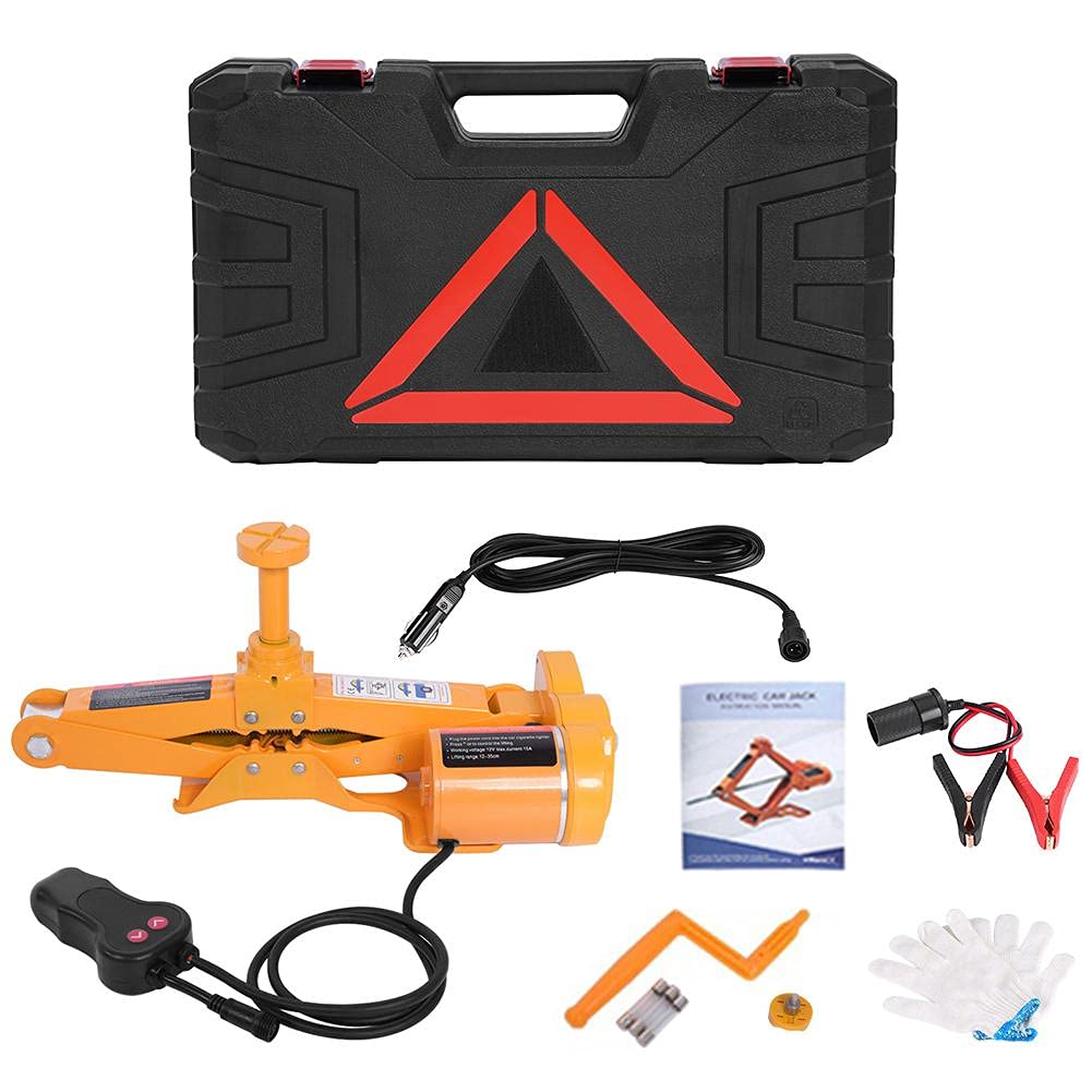 Dancal Wagenheber Set, elektrischer Scherenwagenheber Wagenheber, 3Tonnen 12V Gleichstrom für Autos SUVs Vans Garage und Notfallausrüstung Dancal Wagenheber Set, elektrischer Scherenwagenheber Wagenheber, 3Tonnen 12V Gleichstrom für Autos SUVs Vans Garage und Notfallausrüstung von Dancal