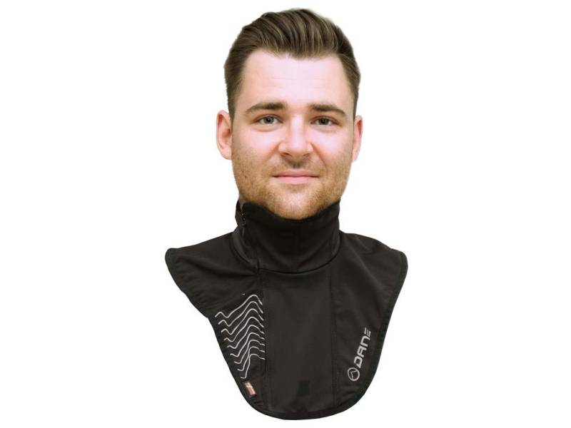 Dane Halswärmer Maribo Infinium Nackenwärmer Neck Warmer Motorrad Halsschutz, XL von Dane