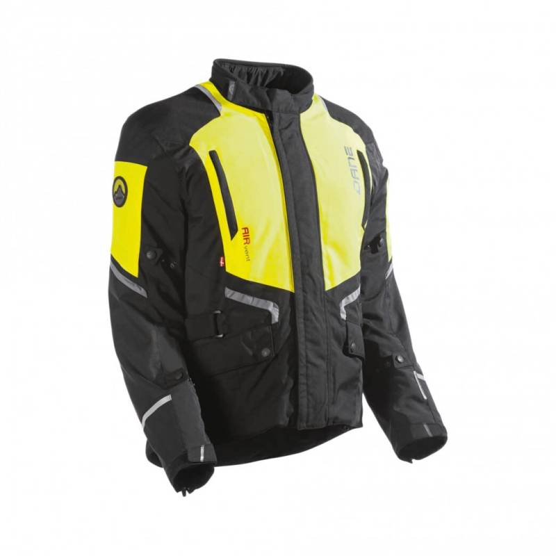 Dane RAGNAR GORE-TEX Motorradjacke Größe 50, Farbe schwarz/signalgelb von Dane