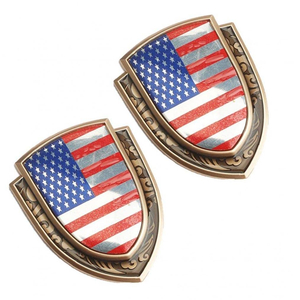 Generisches Auto Rennsport Sport Us Usa Amerikanische Flagge Emblem Abzeichen Aufkleber Aufkleber 2 Stücke Metall Auto Amerikanische Flagge Auto Kofferfenster Fenster Seite Emblem Abzeichen Aufkleber Generisches Auto Rennsport Sport Us Usa Amerikanische Flagge Emblem Abzeichen Aufkleber Aufkleber 2 Stücke Metall Auto Amerikanische Flagge Auto Kofferfenster Fenster Seite Emblem Abzeichen Aufkleber von Danlai