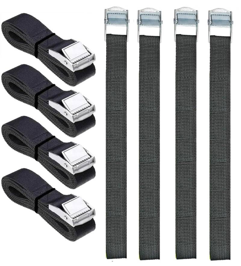 Spanngurte Kurz Zurrgurte mit Klemmschloss Schwarz Schnappverschluss 40CM X 8 Befestigungsgurte Fahrrad Spanngurt Gepäckträger für Motorrad Fahrradträger Gepäck Gepäckpakete Bündeln von Transportern von Darkyoun