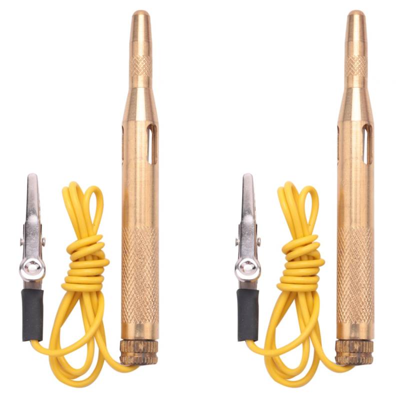 Daroplo 2X 6 V 12 V 24 V Auto Licht Tester Automotive Elektrische Tester Lampe Sonde Reparatur Stift von Daroplo