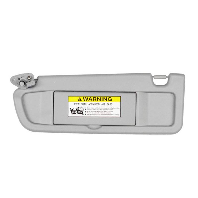 Dasbecan Sonnenblende für die Linke Fahrerseite für Honda Civic 2006–2008, Teilenummer 83280-SNA-A01ZA (transparentes Grau) von Dasbecan