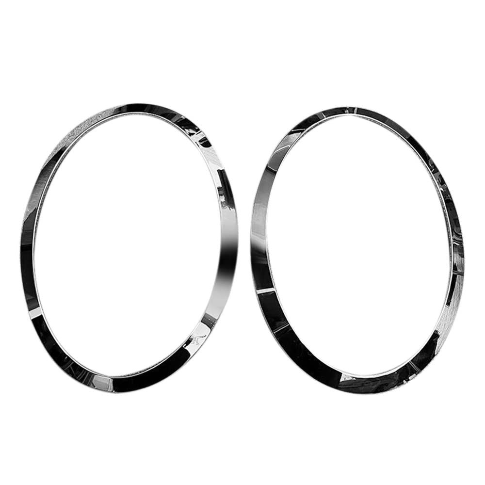 Dasertoe Für F55 F56 F57 03-18 Chrom Links Rechts Vorne Scheinwerfer Rahmen Scheinwerfer Augenbrauen Ring Abdeckung von Dasertoe