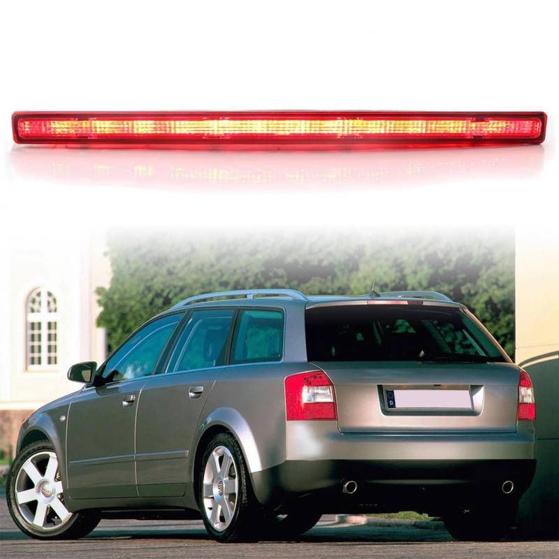 Dasing 3RD Bremslicht, drittes Rücklicht, Dach, rote Linse, hohe Level, Bremslicht, LED-Lampe für A4 B6 Wagon 2001–2005 8E9945097 von Dasing