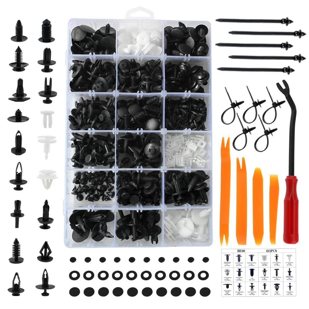 450 Stücke Befestigung Clips Türverkleidung Klammern StoßstangenBefestigung Clips Set,Verkleidungsklammern, Nietensortimentsatz mit Entriegelungswerkzeug, Ersatzteilset für Auto Bef 450 Stücke Befestigung Clips Türverkleidung Klammern StoßstangenBefestigung Clips Set,Verkleidungsklammern, Nietensortimentsatz mit Entriegelungswerkzeug, Ersatzteilset für Auto Bef von DaskFire