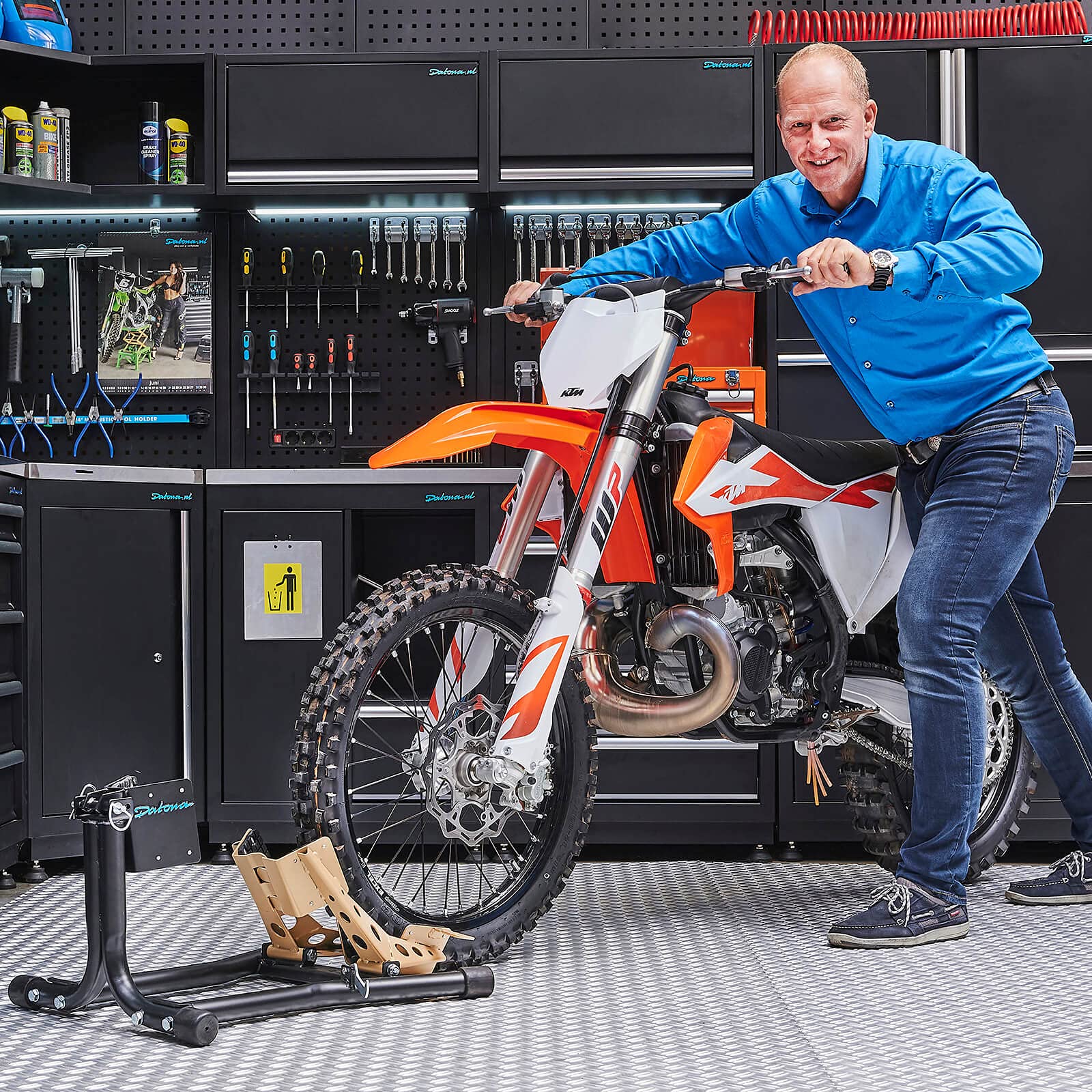 Datona Motorradwippe für Motocross-Motorräder Datona Motorradwippe für Motocross-Motorräder von Datona