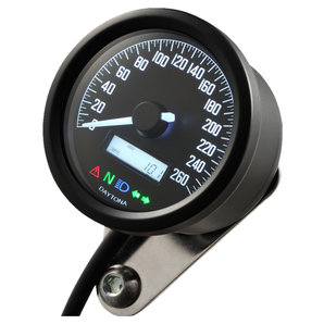 Daytona Velona60 Tachometer 260 km/h schwarz Corporation von Daytona Corporation