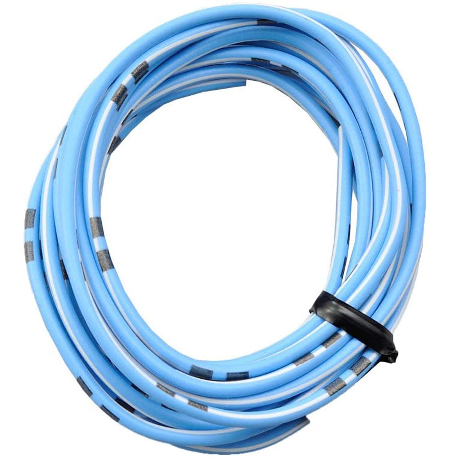 DAYTONA farbiges Kabel AWG18 0.75qmm, 2 Meter, hellblau/weiß von Daytona