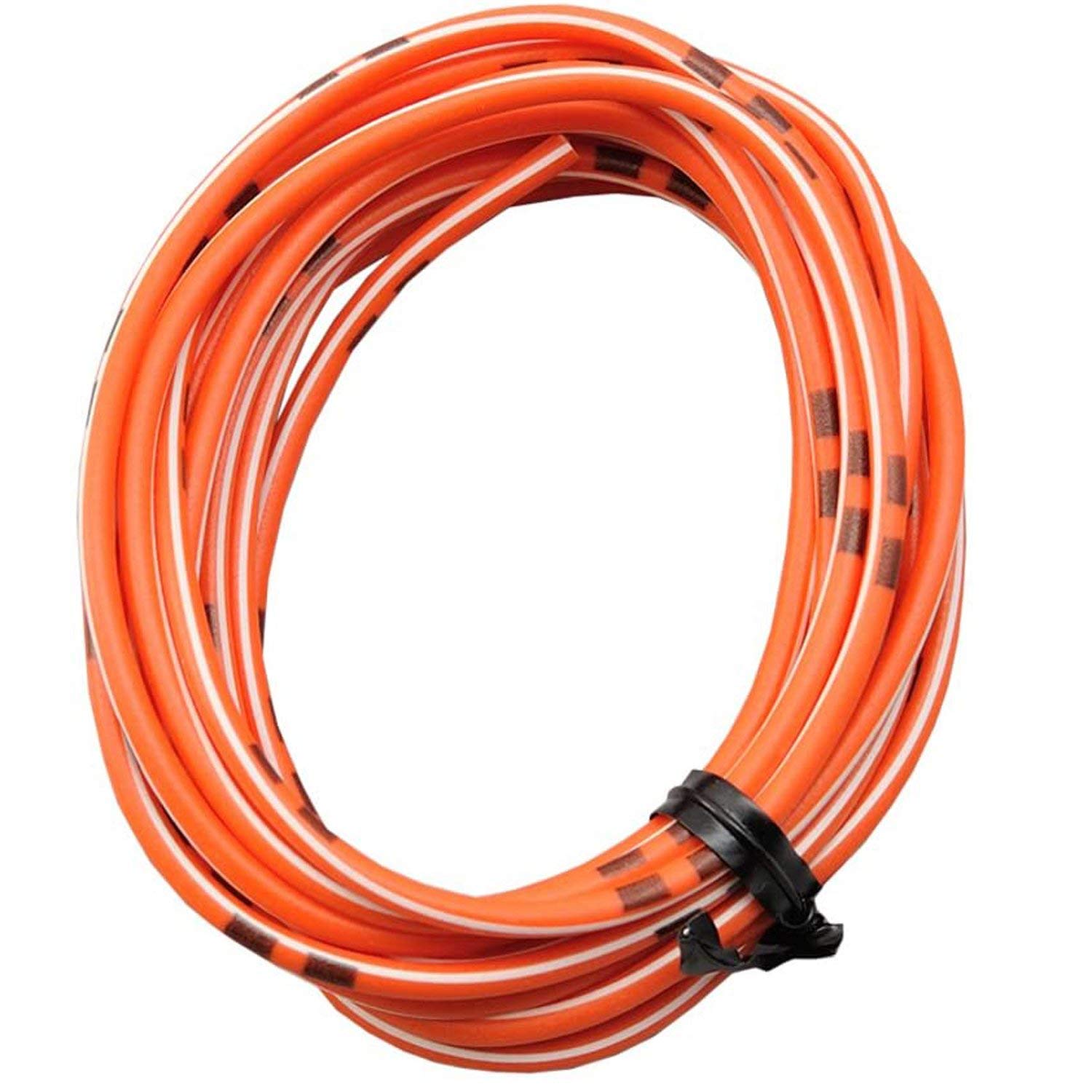 DAYTONA farbiges Kabel AWG18 0.75qmm, 2 Meter, orange/weiß von Daytona