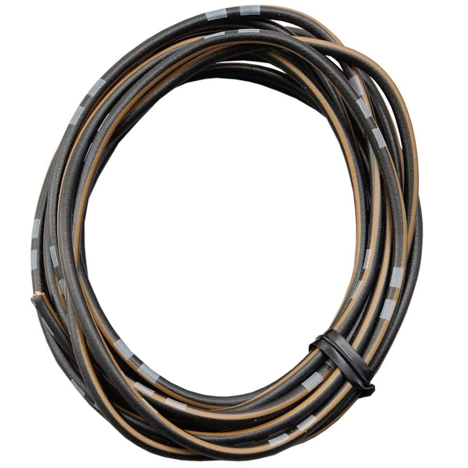 DAYTONA farbiges Kabel AWG18 0.75qmm, 2 Meter, schwarz/braun von Daytona
