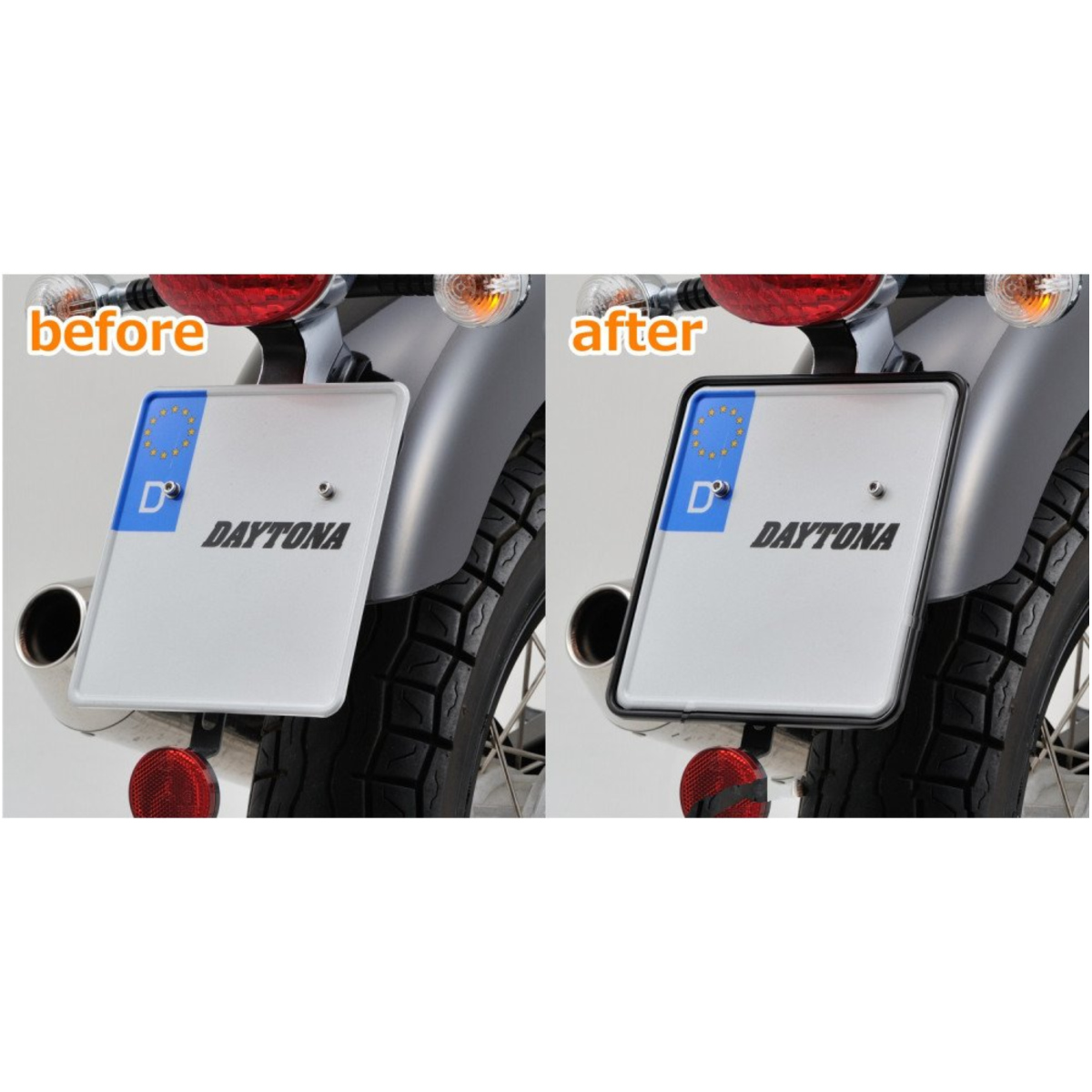 Nummernschild verstärkung schwarz daytona Nummernschild verstärkung schwarz daytona von Daytona