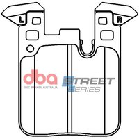 Hochleistungs-Bremsbelagsatz DBA DB15127XP von Dba