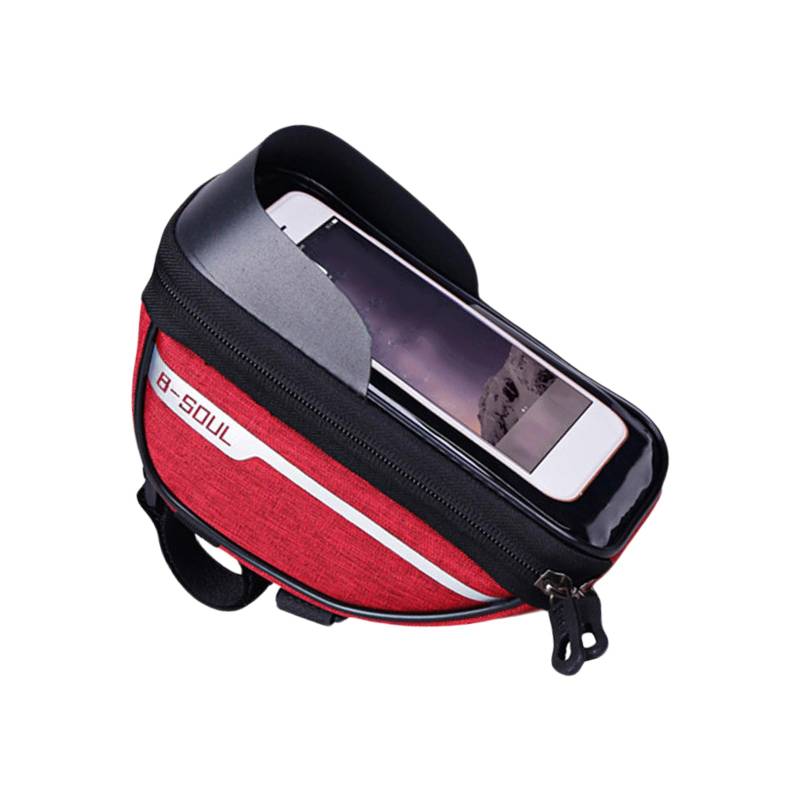 Dcaknri Fahrrad-Telefonständer, wasserdicht, für Fahrräder, Handyhalterung, klarer Touchscreen, Fenster, Fahrräder, Lenker, Tasche, einfach zu installieren von Dcaknri