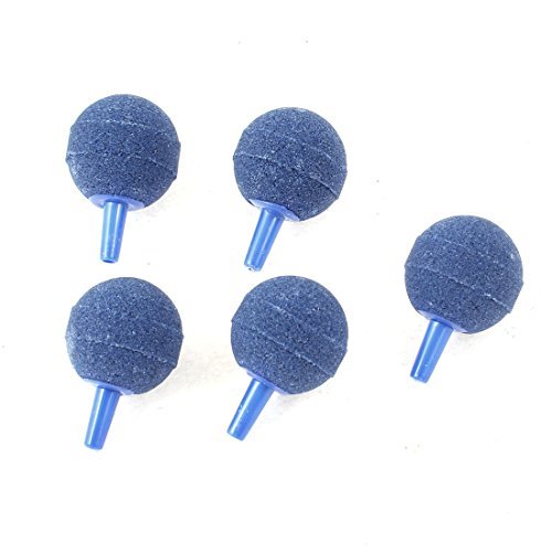 5 PCS Aquarium 25mm Dia Air Stein Airstone Royal Blue von DealMux