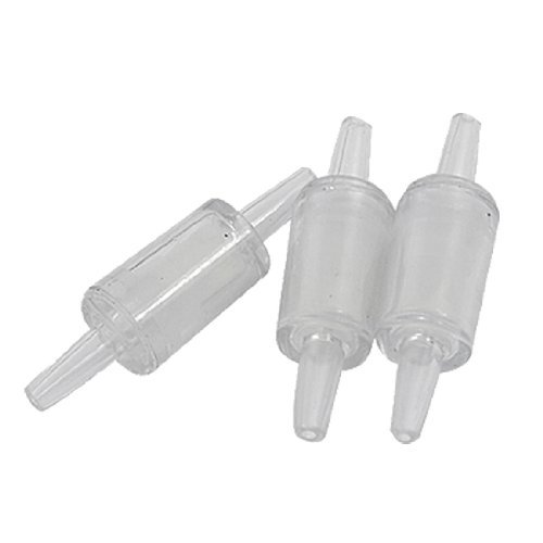 DealMux 3-teiliges Kunststoff-Aquarium Non-Return-Luftpumpe Outlet Rückschlagventile, löschen von DealMux