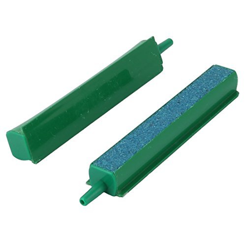 DealMux 5mm Outlet Grün Kunststoff Encased Aquariumbehälter Blase Air Stein Mineral 2ST von DealMux