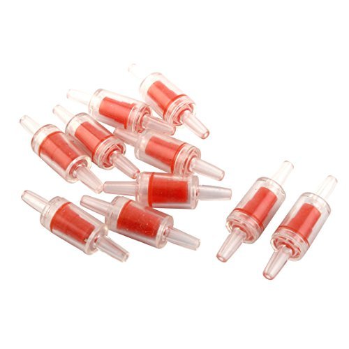 DealMux Kunststoff Aquarium One Way Rückschlagluftpumpe Rückschlagventile 10pcs rot Durchsichtig DealMux Kunststoff Aquarium One Way Rückschlagluftpumpe Rückschlagventile 10pcs rot Durchsichtig von DealMux