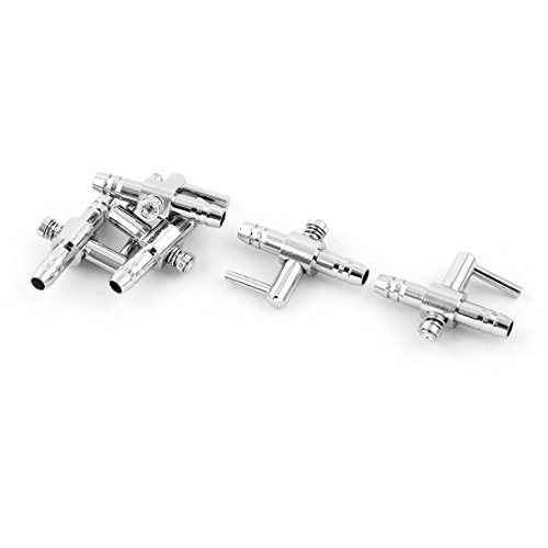 DealMux Metall Aquarium Pumpe Luftströmungsteiler-Splitter Lever Regelventil 5pcs DealMux Metall Aquarium Pumpe Luftströmungsteiler-Splitter Lever Regelventil 5pcs von DealMux