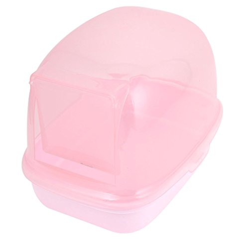 Gerbil-Tier-Haustier Kunststoff-Bad-Bade Raum Sauna Cage Löschen Pink von DealMux
