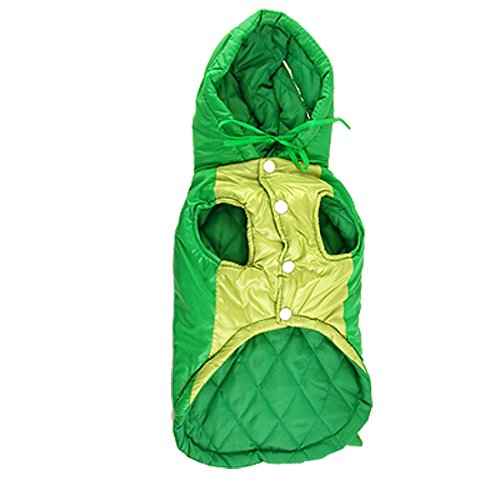 Größe XL Winter-Dinosaurier-Haustier-Hund kleidet Hood Mantel-Jacken-Overall-Hosen-Kleid von DealMux