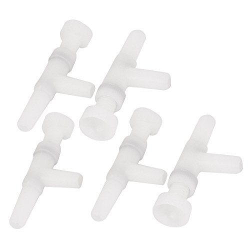 Kunststoff Aquarium Air Flow Control Valve 10mm Durchmesser 5 PC-Weiß Kunststoff Aquarium Air Flow Control Valve 10mm Durchmesser 5 PC-Weiß von DealMux