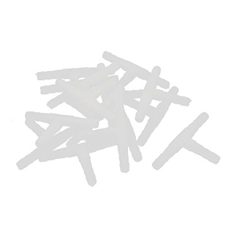 Plastic T Type aquarium luchtpomp afsluiter slang stuk 15Pcs White Plastic T Type aquarium luchtpomp afsluiter slang stuk 15Pcs White von DealMux