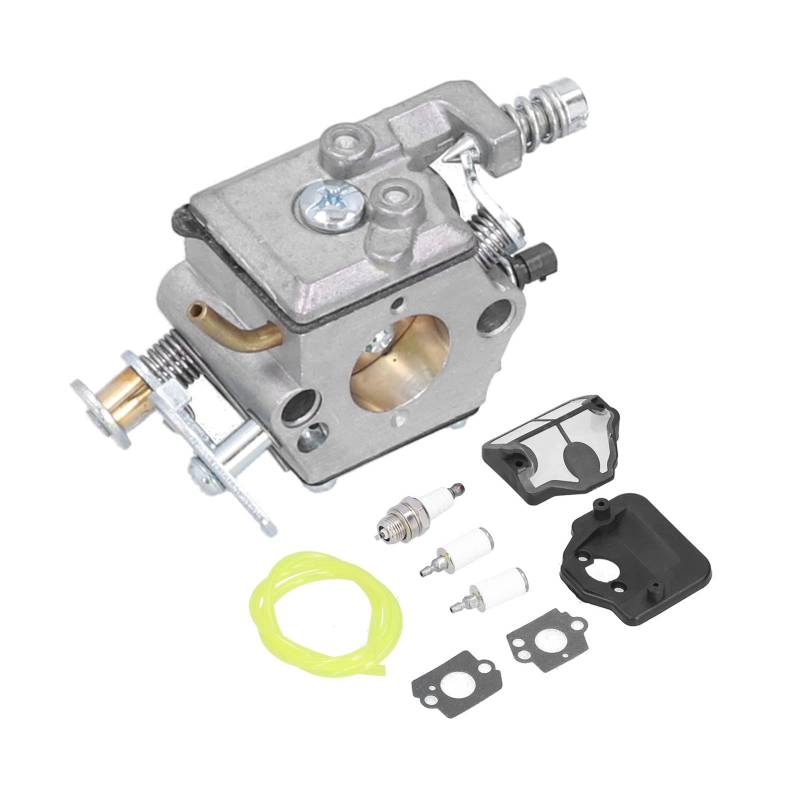 Dechoga Vergaser-Kit, Vergaser-Ersatz for Husqvarna 36 41 136 137 137E 141 142 141LE 142E Kettensge von Dechoga