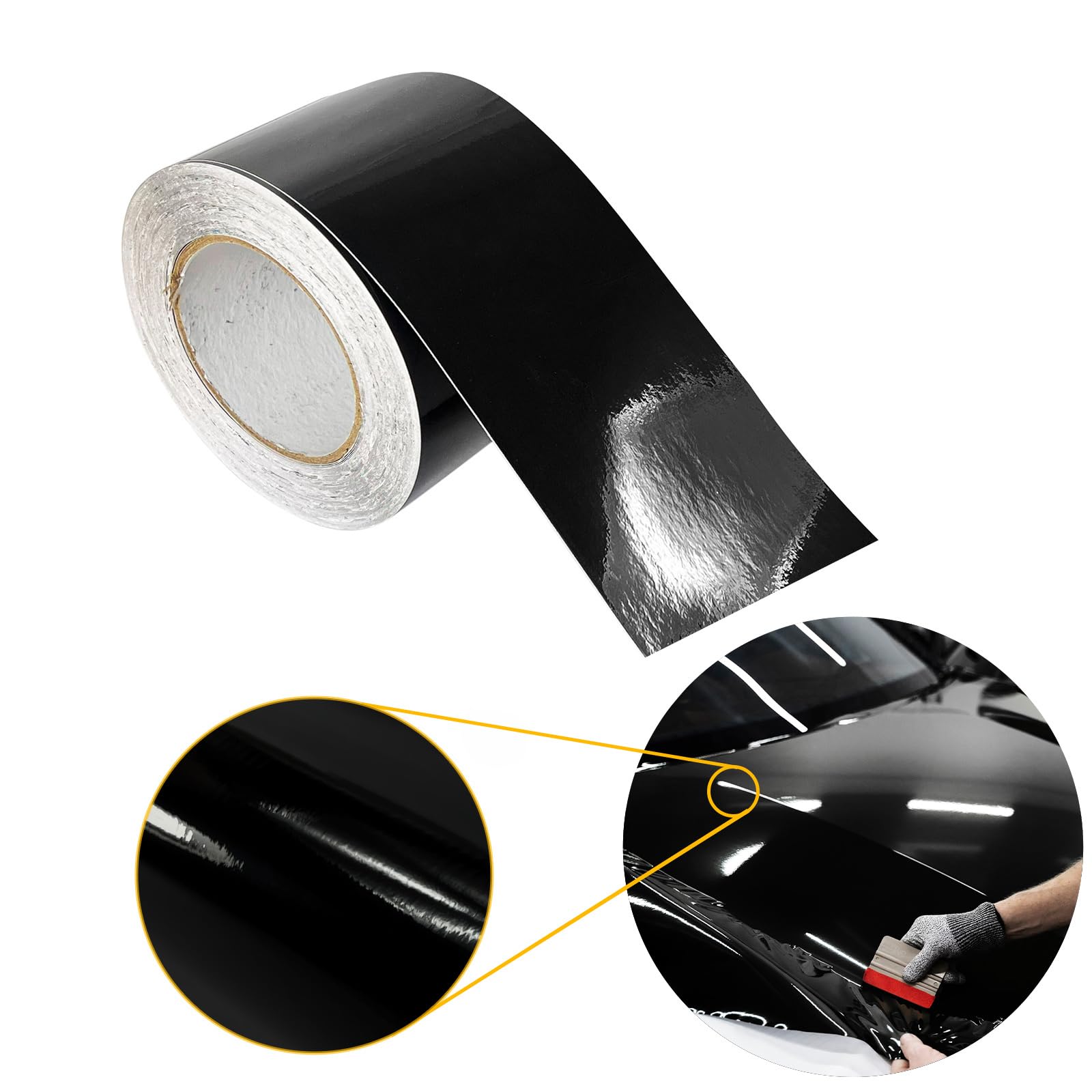 Autofolie Glanz 10x100 cm | Klebefolie Auto mit Luftkanal-Kleber und UV-Schutz | Selbstklebend Folie für Innen und Außen | Auto Folierung für Tuning | Einstiegsleisten Schutz | Schwarz Glanz Autofolie Glanz 10x100 cm | Klebefolie Auto mit Luftkanal-Kleber und UV-Schutz | Selbstklebend Folie für Innen und Außen | Auto Folierung für Tuning | Einstiegsleisten Schutz | Schwarz Glanz von DecoMeister