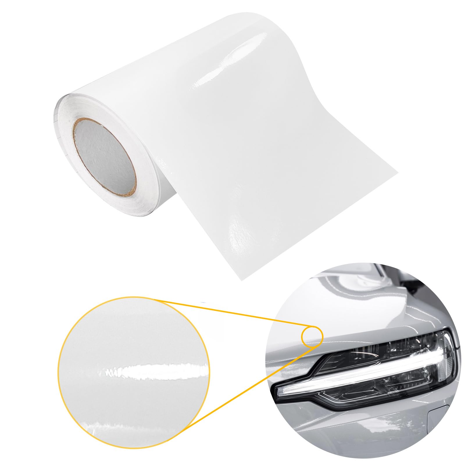 Autofolie Glanz 20x50 cm | Klebefolie Auto mit Luftkanal-Kleber und UV-Schutz | Selbstklebend Folie für Innen und Außen | Auto Folierung für Tuning | Einstiegsleisten Schutz | Weiß Glanz Autofolie Glanz 20x50 cm | Klebefolie Auto mit Luftkanal-Kleber und UV-Schutz | Selbstklebend Folie für Innen und Außen | Auto Folierung für Tuning | Einstiegsleisten Schutz | Weiß Glanz von DecoMeister