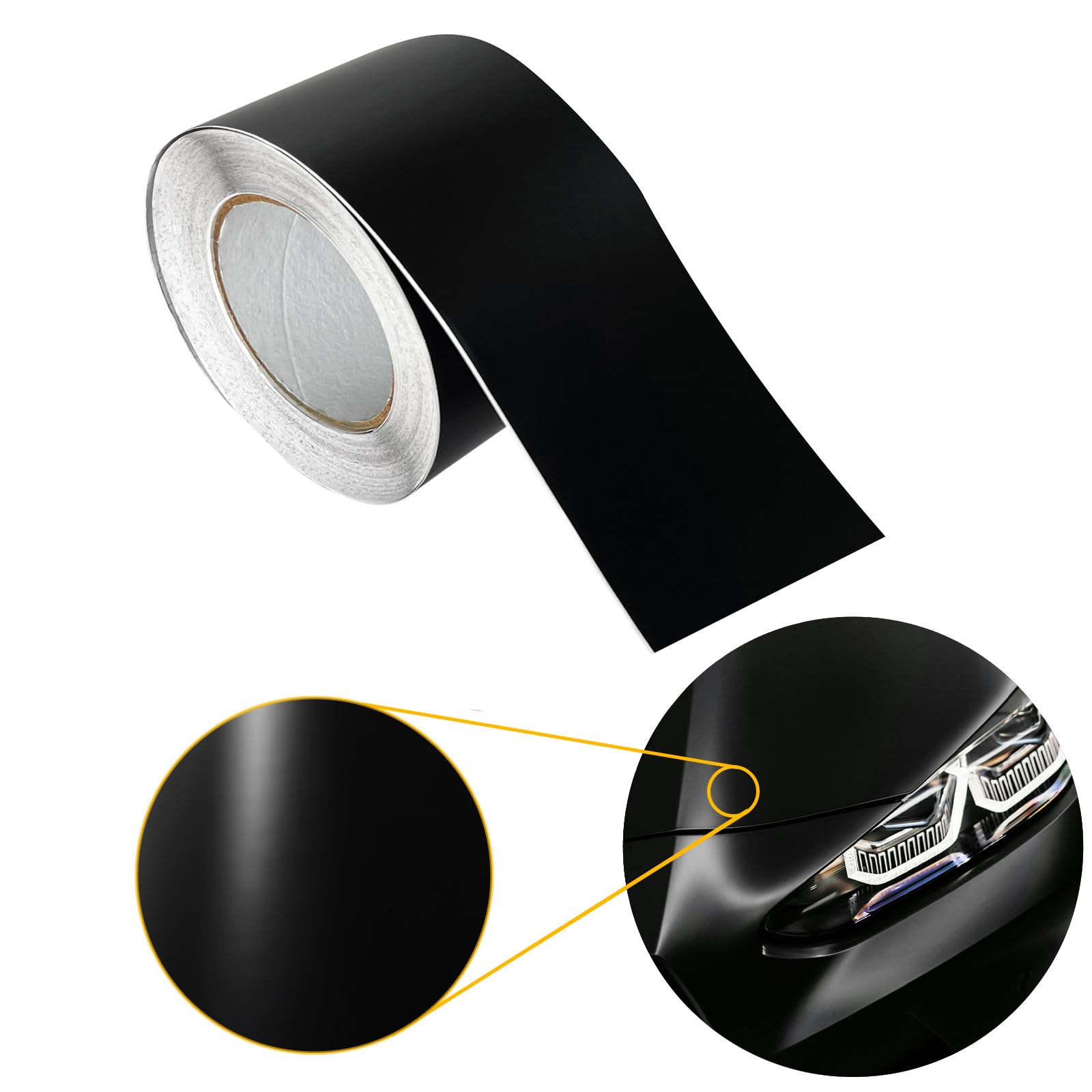 Autofolie matt 10x1500 cm | Klebefolie Auto mit Luftkanal-Kleber und UV-Schutz | Selbstklebend Folie für Innen und Außen | Auto Folierung für Tuning | Einstiegsleisten Schutz | Schwarz Matt Autofolie matt 10x1500 cm | Klebefolie Auto mit Luftkanal-Kleber und UV-Schutz | Selbstklebend Folie für Innen und Außen | Auto Folierung für Tuning | Einstiegsleisten Schutz | Schwarz Matt von DecoMeister