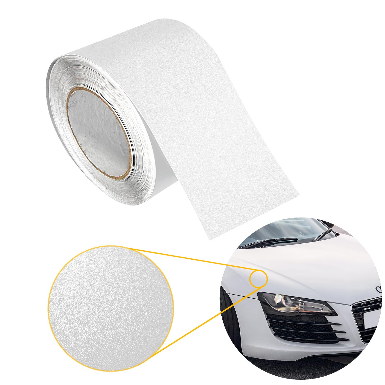 Autofolie matt 10x500 cm | Klebefolie Auto mit Luftkanal-Kleber und UV-Schutz | Selbstklebend Folie für Innen und Außen | Auto Folierung für Tuning | Einstiegsleisten Schutz | Strukturfolie Weiß Matt Autofolie matt 10x500 cm | Klebefolie Auto mit Luftkanal-Kleber und UV-Schutz | Selbstklebend Folie für Innen und Außen | Auto Folierung für Tuning | Einstiegsleisten Schutz | Strukturfolie Weiß Matt von DecoMeister