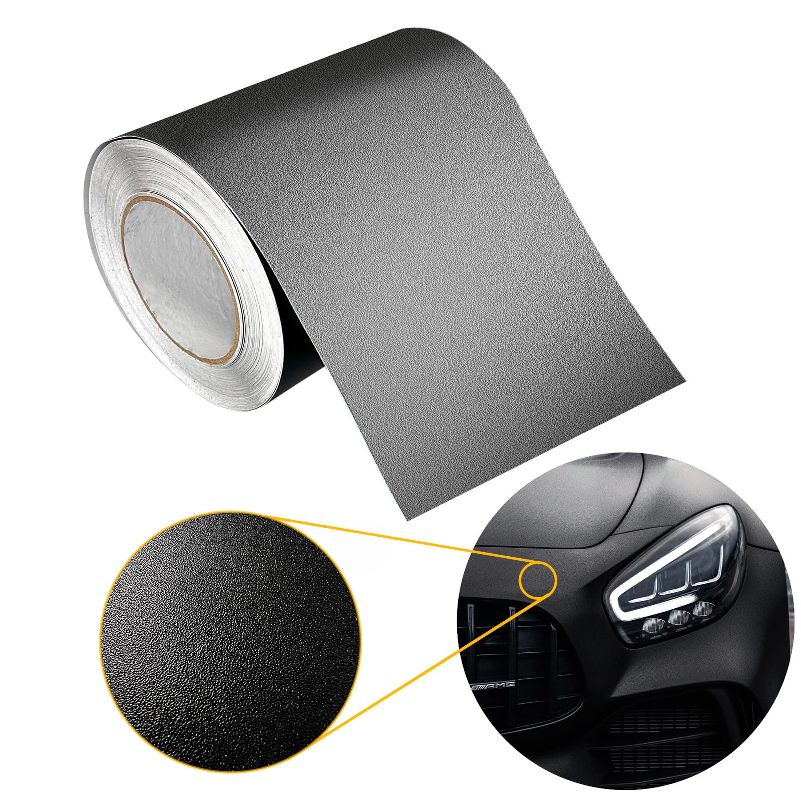 Autofolie matt 20x1500 cm | Klebefolie Auto mit Luftkanal-Kleber und UV-Schutz | Selbstklebend Folie für Innen und Außen | Folierung für Tuning | Einstiegsleisten Schutz | Strukturfolie Schwarz Matt Autofolie matt 20x1500 cm | Klebefolie Auto mit Luftkanal-Kleber und UV-Schutz | Selbstklebend Folie für Innen und Außen | Folierung für Tuning | Einstiegsleisten Schutz | Strukturfolie Schwarz Matt von DecoMeister