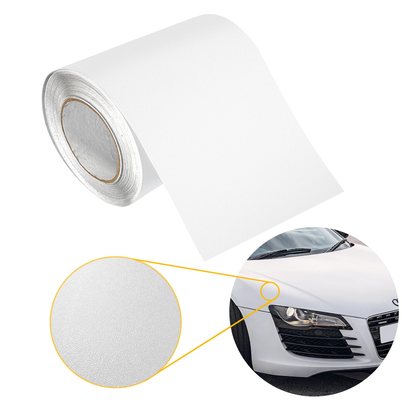 Autofolie matt 20x50 cm | Klebefolie Auto mit Luftkanal-Kleber und UV-Schutz | Selbstklebend Folie für Innen und Außen | Auto Folierung für Tuning | Einstiegsleisten Schutz | Strukturfolie Weiß Matt Autofolie matt 20x50 cm | Klebefolie Auto mit Luftkanal-Kleber und UV-Schutz | Selbstklebend Folie für Innen und Außen | Auto Folierung für Tuning | Einstiegsleisten Schutz | Strukturfolie Weiß Matt von DecoMeister