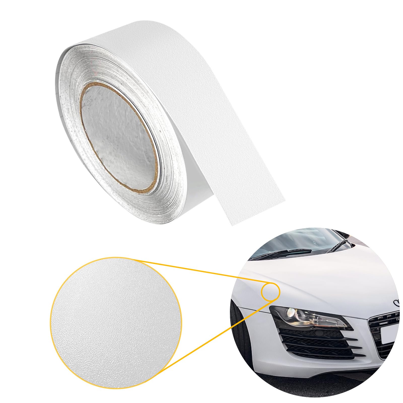 Autofolie matt 5x50 cm | Klebefolie Auto mit Luftkanal-Kleber und UV-Schutz | Selbstklebend Folie für Innen und Außen | Auto Folierung für Tuning | Einstiegsleisten Schutz | Strukturfolie Weiß Matt Autofolie matt 5x50 cm | Klebefolie Auto mit Luftkanal-Kleber und UV-Schutz | Selbstklebend Folie für Innen und Außen | Auto Folierung für Tuning | Einstiegsleisten Schutz | Strukturfolie Weiß Matt von DecoMeister