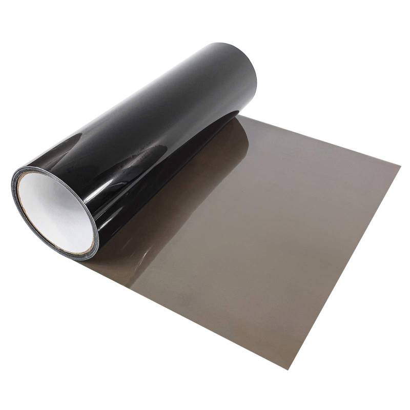 DecoMeister [29,83 €/m²] Scheinwerferfolie Rückleuchtenfolie Blinkerfolie selbstklebende Tönungsfolie 30x100 cm Hell Schwarz Grau von DecoMeister