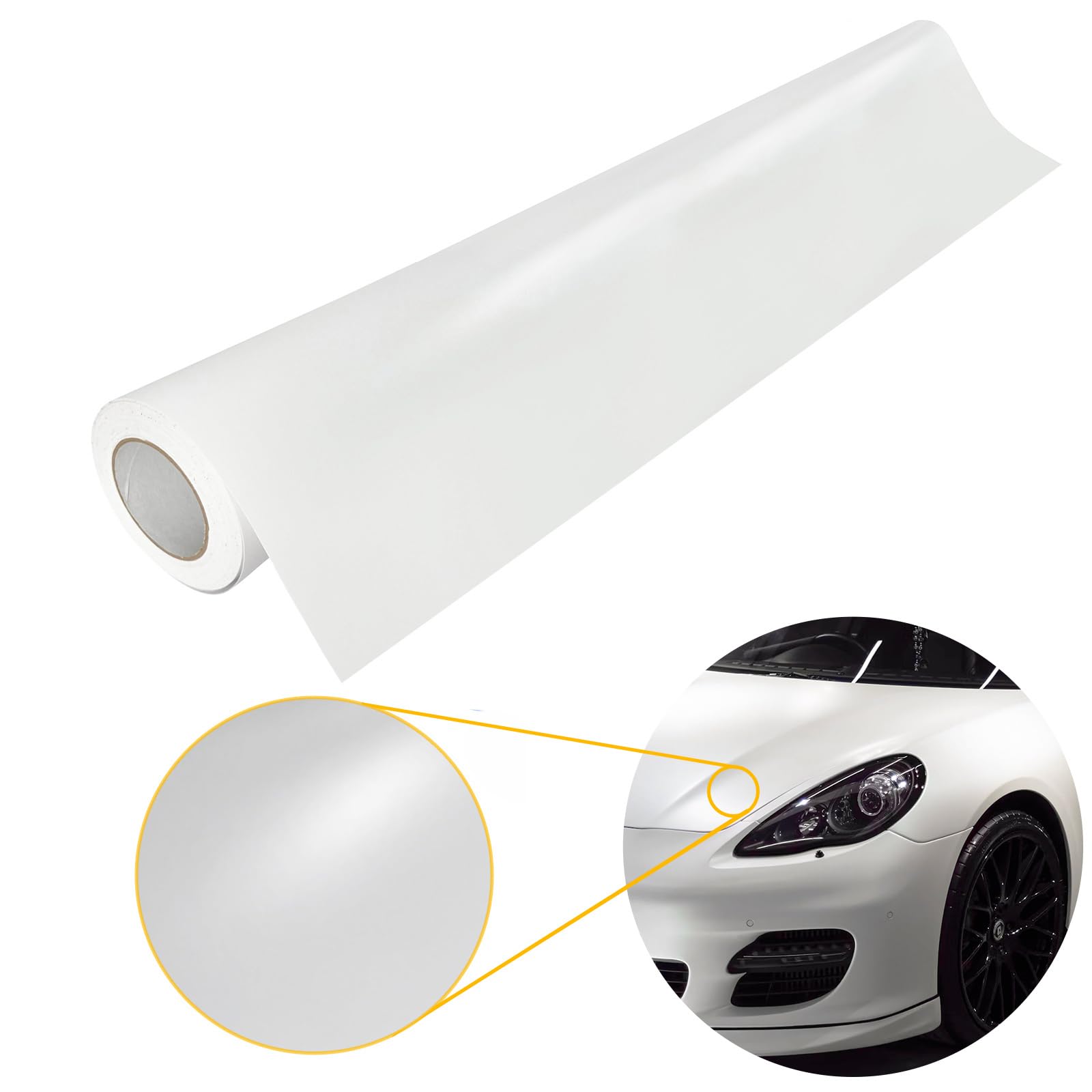DecoMeister Autofolie matt 151x100 cm | Klebefolie Auto mit Luftkanal-Kleber und UV-Schutz | Selbstklebend Folie für Innen und Außen | Auto Folierung für Tuning | Carwrappingfolie | Weiß Matt DecoMeister Autofolie matt 151x100 cm | Klebefolie Auto mit Luftkanal-Kleber und UV-Schutz | Selbstklebend Folie für Innen und Außen | Auto Folierung für Tuning | Carwrappingfolie | Weiß Matt von DecoMeister