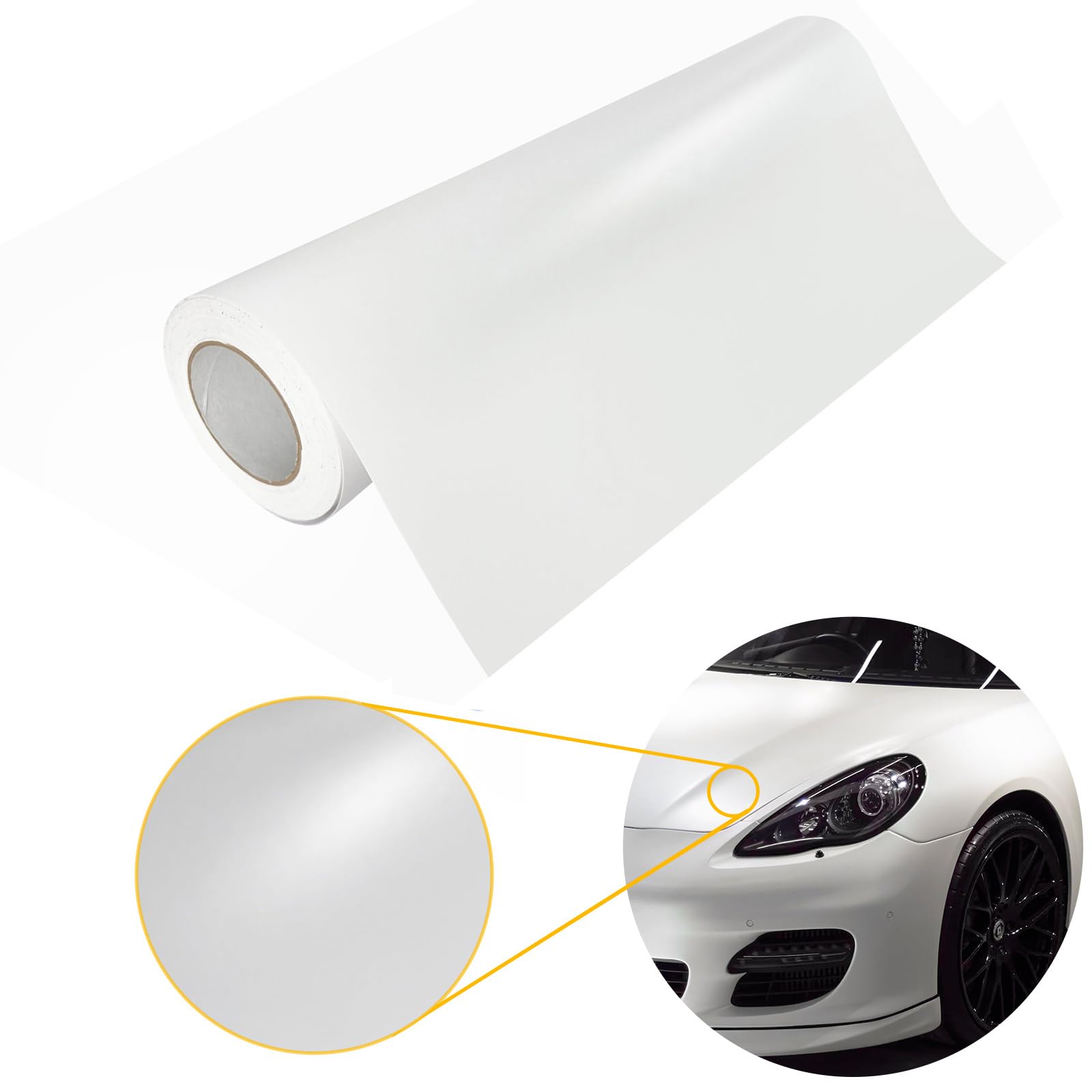 DecoMeister Autofolie matt 75x500 cm | Klebefolie Auto mit Luftkanal-Kleber und UV-Schutz | Selbstklebend Folie für Innen und Außen | Auto Folierung für Tuning | Carwrappingfolie | Weiß Matt DecoMeister Autofolie matt 75x500 cm | Klebefolie Auto mit Luftkanal-Kleber und UV-Schutz | Selbstklebend Folie für Innen und Außen | Auto Folierung für Tuning | Carwrappingfolie | Weiß Matt von DecoMeister