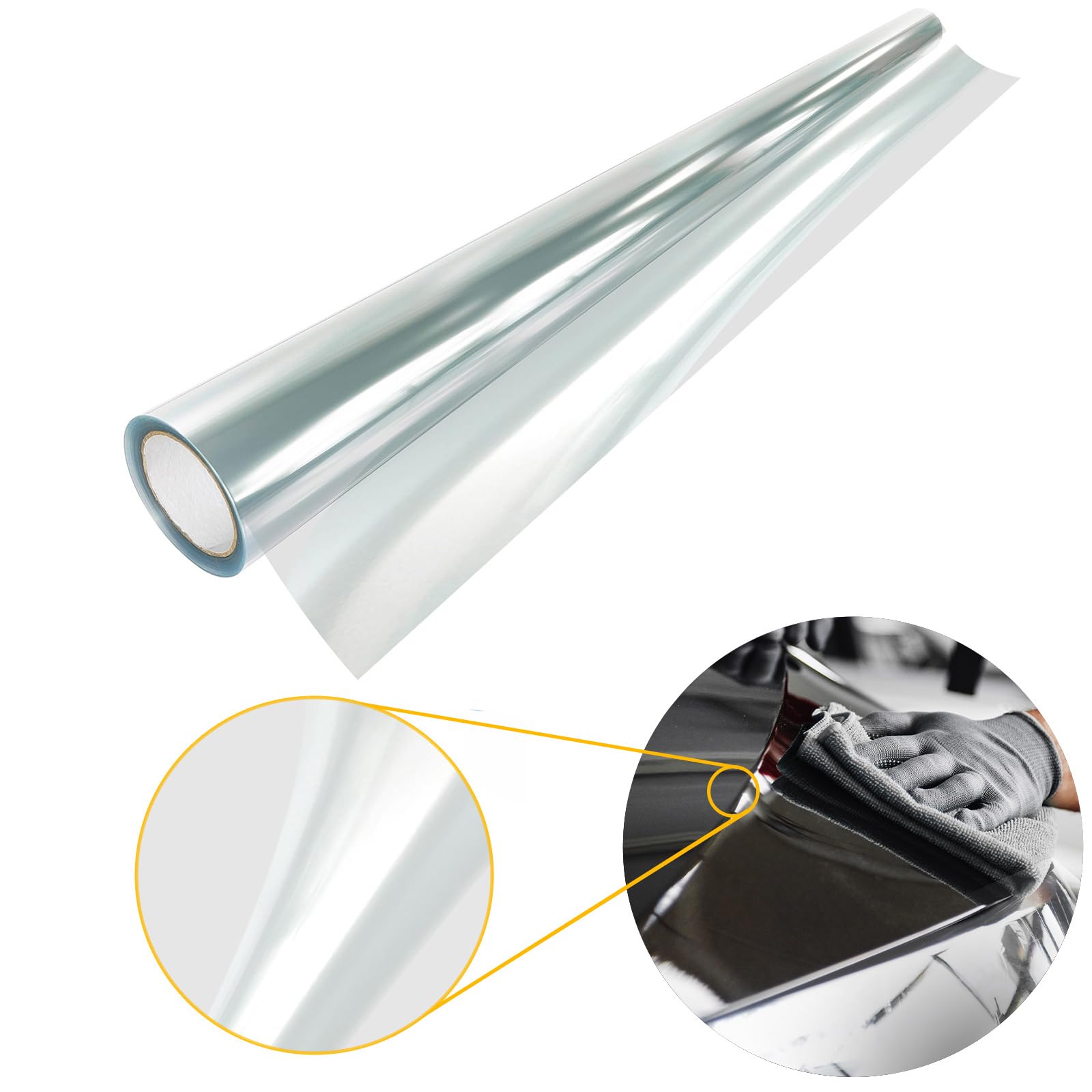 Lackschutzfolie 151x50 cm | Steinschlagschutzfolie – selbstklebend und UV-Schutz | Schutzfolie für Auto, Möbel und Geräte – Klebefolie Auto für Innen und Außen | Autofolie für Tuning | Transparent Lackschutzfolie 151x50 cm | Steinschlagschutzfolie – selbstklebend und UV-Schutz | Schutzfolie für Auto, Möbel und Geräte – Klebefolie Auto für Innen und Außen | Autofolie für Tuning | Transparent von DecoMeister