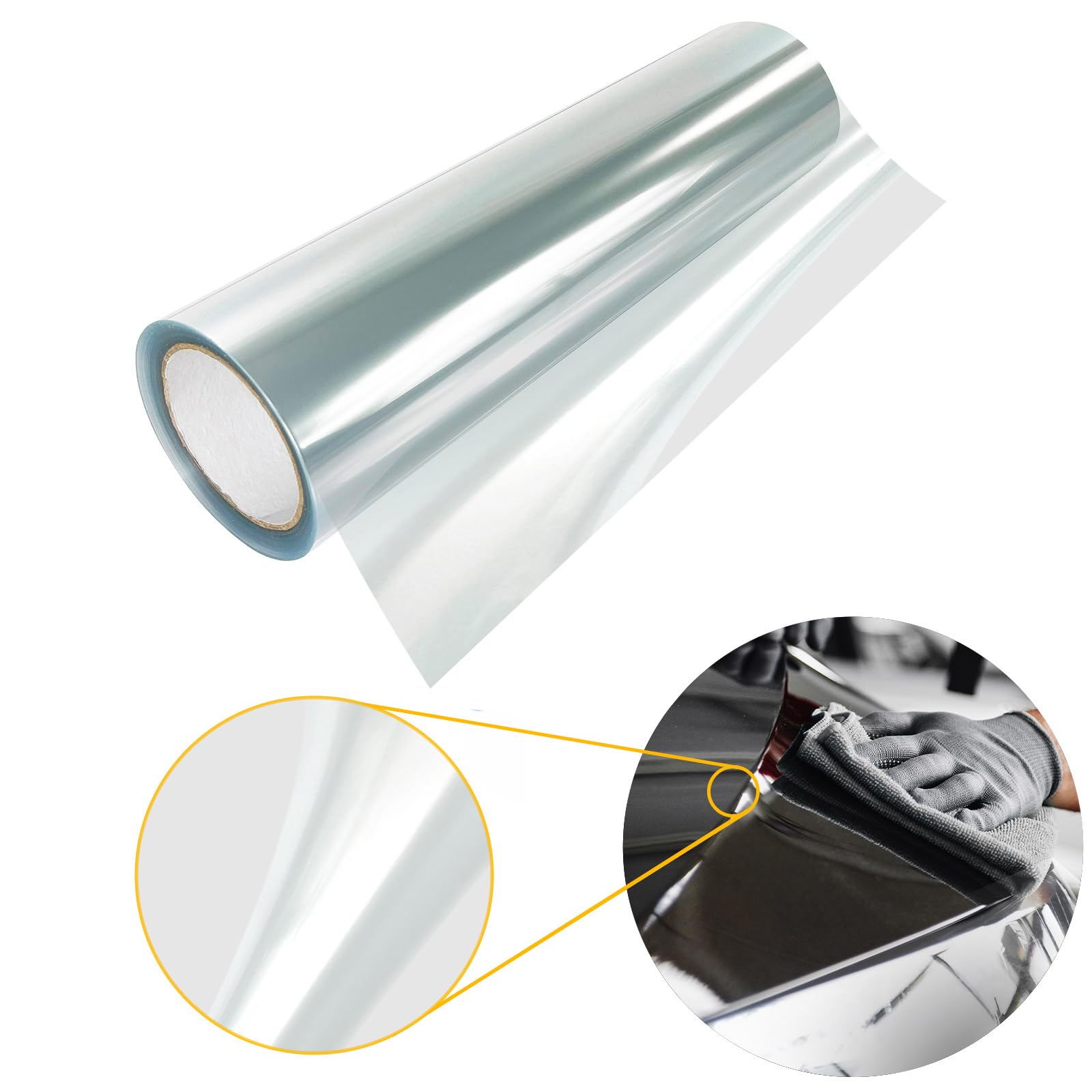 Lackschutzfolie 50x100 cm | Steinschlagschutzfolie - selbstklebend und UV-Schutz | Schutzfolie für Auto, Möbel und Geräte - Klebefolie Auto für Innen und Außen | Autofolie für Tuning | Transparent Lackschutzfolie 50x100 cm | Steinschlagschutzfolie - selbstklebend und UV-Schutz | Schutzfolie für Auto, Möbel und Geräte - Klebefolie Auto für Innen und Außen | Autofolie für Tuning | Transparent von DecoMeister