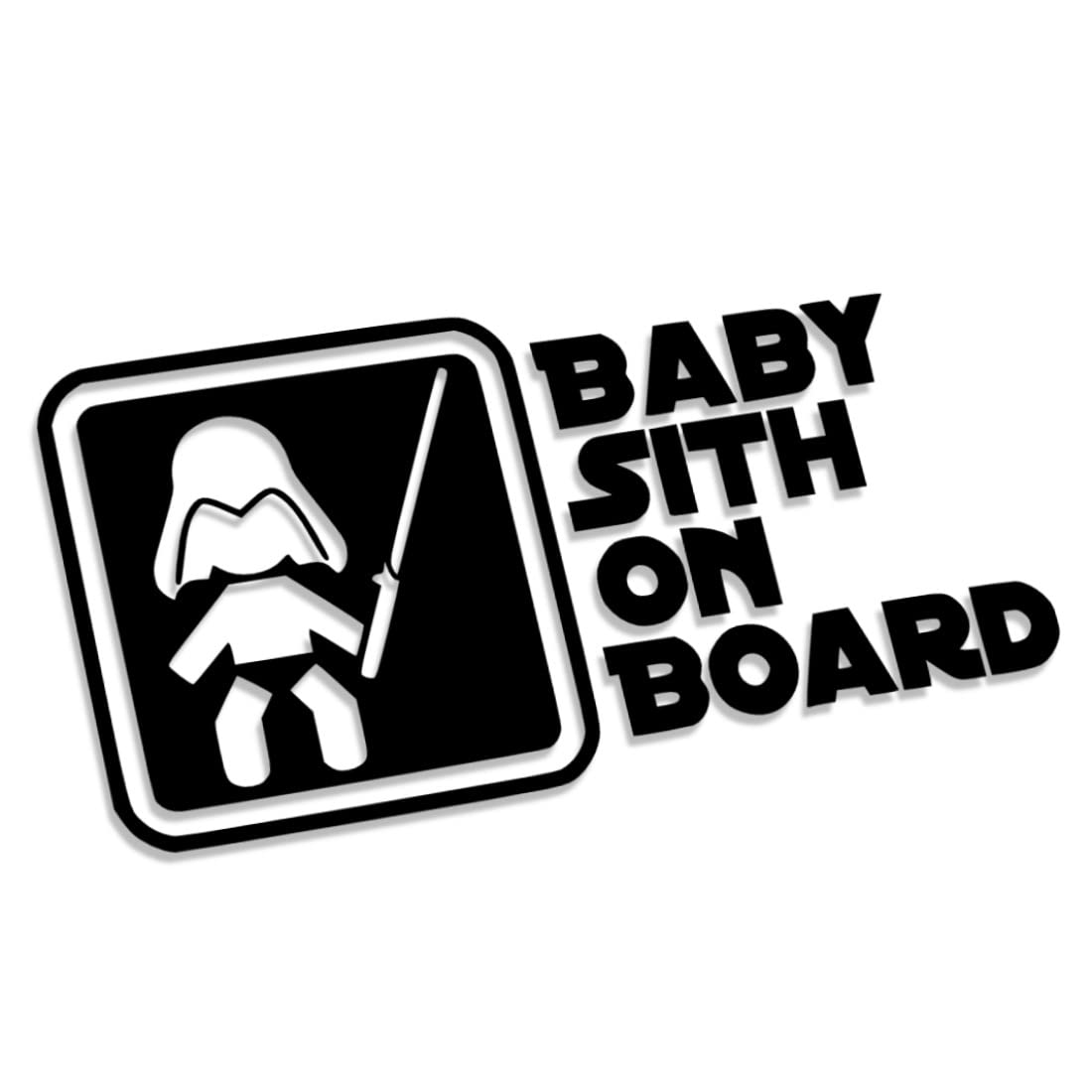 Decus Shop Baby Sith on Board 2707 // Sticker Aufkleber vers. Größe Farbe von Decus Shop