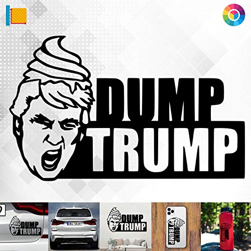 Decus Shop Dump Trump 2789 // Sticker Aufkleber vers. Größe Farbe von Decus Shop
