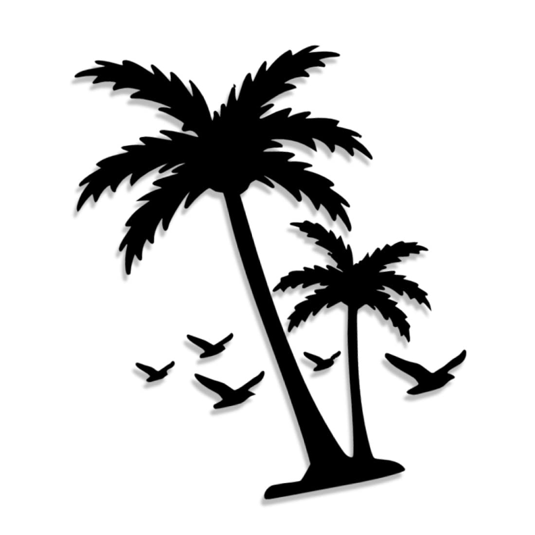 Decus Shop Palmen Vogel Paradies 3027 // Sticker Aufkleber vers. Größe Farbe von Decus Shop