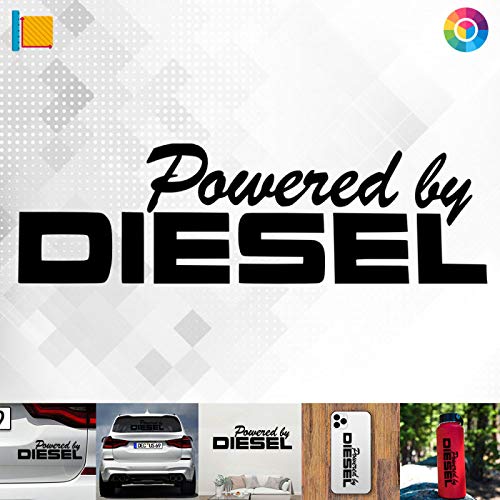 Decus Shop Powered by Diesel 3047 // Sticker Aufkleber vers. Größe Farbe von Decus Shop
