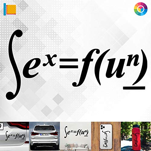 Decus Shop Sex ist Fun Mathematik 3081 // Sticker Aufkleber vers. Größe Farbe Decus Shop Sex ist Fun Mathematik 3081 // Sticker Aufkleber vers. Größe Farbe von Decus Shop