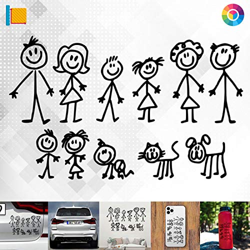 Decus Shop Strichmännchen Familie gemalt 3112 // Sticker Aufkleber vers. Größe Farbe Decus Shop Strichmännchen Familie gemalt 3112 // Sticker Aufkleber vers. Größe Farbe von Decus Shop