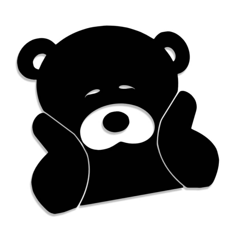 Decus Shop Teddy Bär traurig 3123 // Sticker Aufkleber vers. Größe Farbe von Decus Shop