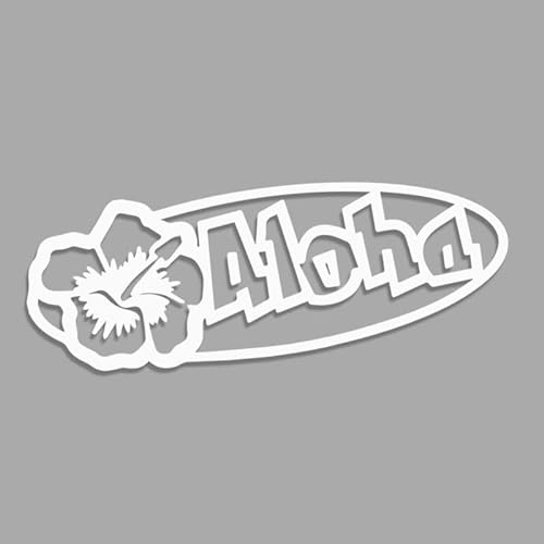 Decus Aloha Hawaii XL 0239 (weiß) // Sticker OEM JDM Style Aufkleber von Decus