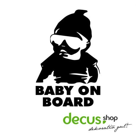 Decus Baby on Board Baby Carlos Hangover // Sticker OEM JDM Style Aufkleber von Decus